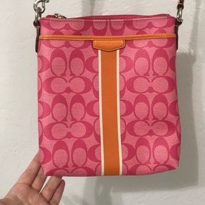 Rare Coach Pink/Orange Purse